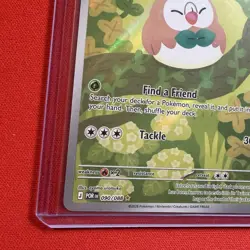 Mega Evolution Perfect Order Rowlet 90/88 Illustration Rare Pokemon Flawless - Image 5