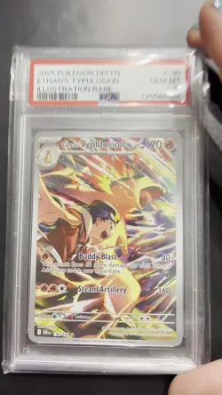 Pokemon 2025 Ethan's Typhlosion 190/182 IR Destined Rivals GEM MINT PSA 10 - Image 2