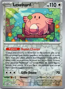 Carte Pokemon Leveinard 113/165 Reverse 2023 - Image 1