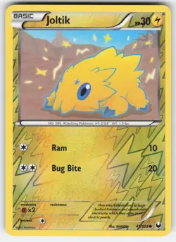 Joltik 41/108 Common Dark Explorers Pokemon Reverse Holo VLP - Image 1
