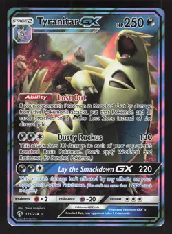 Tyranitar GX 121/214 Pokemon TCG SM - Lost Thunder VLP - Image 1