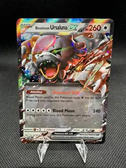 Bloodmoon Ursaluna ex SV06: Twilight Masquerade 141/167 Double Rare NM Pokemon - Image 1
