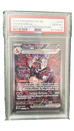 2024 Pokemon Paldean Fates Charizard ex Special Illustration Rare 234/091 PSA 10 - Image 1