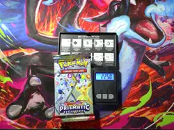 VERY HEAVY! GOD PACKUU SIRUU 22.50g Prismatic Evolutions Pokemon Booster - Image 1