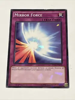 Yugioh! LP Mirror Force - YS15-ENL22 - Shatterfoil - 1st Edition MP - Image 1
