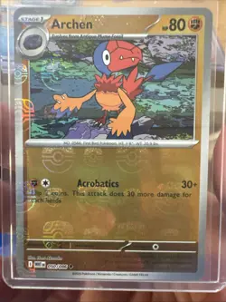 Pokemon Archen 050/086 Sv: White Flare Master Ball Pattern Holo 80 HP Eng - Image 1