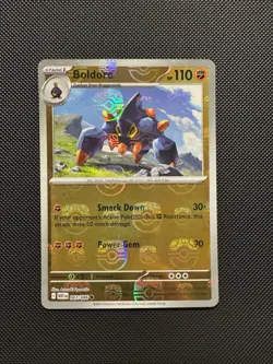 Pokemon TCG Boldore 047/086 (Master Ball Pattern) Sv: White Flare Near Mint - Image 1