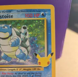 Blastoise 2/102 Celebrations: Classic Collection Holo Ultra Rare Pokemon NM - Image 3