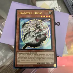 yugioh dracotail lukias ultra rare jush-en001 jush - Image 1