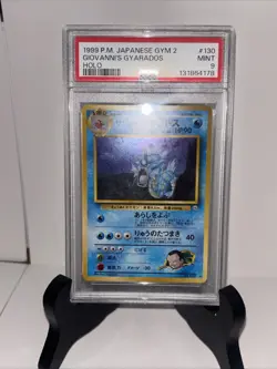 GIOVANNI'S GYARADOS PSA 9 1999 POKEMON CHALLENGE GYM 2 JPN #130 RARE HOLO - Image 2