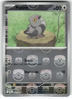 Pidove (Master Ball) 071/086 Common Black Bolt Pokemon Near Mint - Image 1