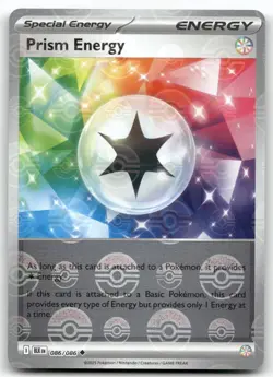Prism Energy (Poke Ball) 086/086 Uncommon Black Bolt Pokemon Near Mint - Image 1