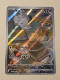 Espurr 95/88 Pokemon TCG Illustration Rare Perfect Order English IR Holo - Image 1