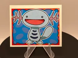 POKEMON MERLIN STICKERS (2001) SERIE 3 WOOPER #23 - Image 4