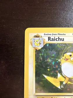 Raichu 14/102 Holo MP Base Set Pokemon TCG WotC MP - Image 2