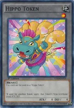 Hippo Token (Orange) - YS16-ENT03 - Common 1st Edition - Yugioh - Image 1