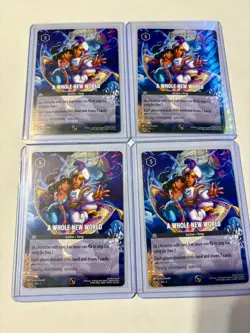 4x (Playset) 10/C1 Disney Lorcana A Whole New World Infinity Promo Non-Foil NM - Image 1