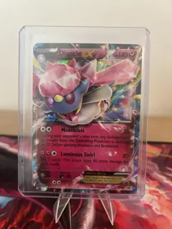 Diancie EX XY43 Black Star Promo Ultra Rare Holo Pokemon Card - Image 1