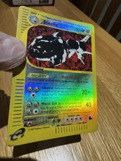 Steelix 31/144 Skyridge Reverse Holo Pokemon Card 2003 e-Reader Near Mint - Image 2
