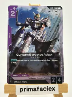 Gundam Card - Gundam Barbatos Adapt - GD03-056 R - Image 1