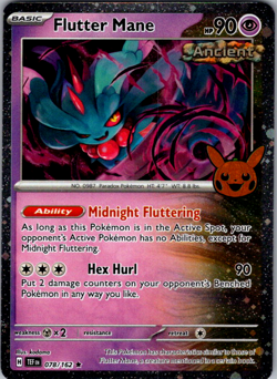 Flutter Mane 078/162 Cosmo Holo (Trick or Trade) English Pokemon Card - Image 1