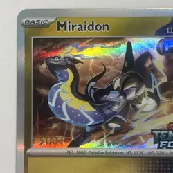 Miraidon - 092 (Prerelease) [Staff] - SV: Scarlet & Violet Promo Cards (SVP) - Image 4