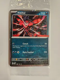 Yveltal Gamestop Promo 88/132 Pokemon TCG Card sealed - Image 1