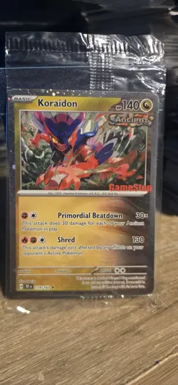 Pokemon TCG Koraidon Promo Card 119/162 GameStop Exclusive NM - Image 1