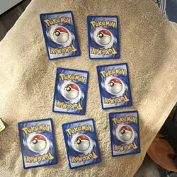 Pokemon 7 Card Lot Mewtwo Raichu Magneton Nidoking Manectric - Image 2