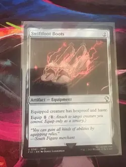 Swiftfoot Boots NM Commander: Final Fantasy 0361 MTG Regular SHIPS TODAY!!! - Image 1