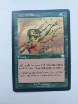 MTG [Magic the Gathering] Natural Affinity NM/M Mercadian Masques [Commander] [ - Image 1