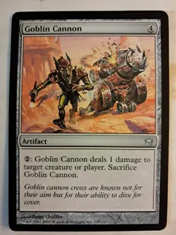 Goblin Cannon Fifth Dawn (125/165) LP MTG MAGIC ARTIFACT BULK DISCOUNT - Image 1
