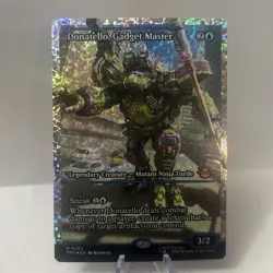 Magic The Gathering T.M.N.T. Donatello, Gadget Master (S) Fracture Foil M/NM - Image 1