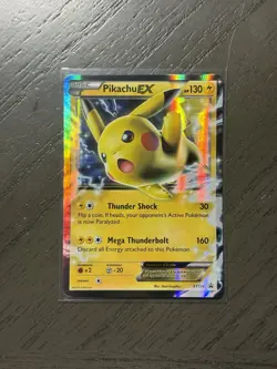 Pokemon Pokemon TCG Pikachu EX XY174 XY Black Star Promo Holo Card - Image 1