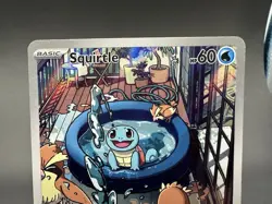 Squirtle Illustration Rare Pokemon Stellar Crown 148/142 NM - Image 1