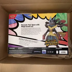 BRAND NEW Pokemon TCG Mega Lucario Premium Poster Collection Ascended Heroes - Image 2