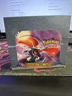 2006 EMPTY POKEMON EX DRAGON FRONTIERS 2006 BOOSTER BOX TCG NO CARDS - Image 1