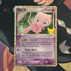 Pokemon TCG Mew EX 88/92 Celebrations Classic Collection - Image 1