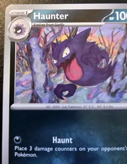 Haunter 049/088 Reverse Holo Common Mega Evolution: Perfect Order Pokemon TCG - Image 2
