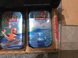 Pokemon TCG - 5 x Official *Empty* Kanto Friends Mini Tins Display - Pokemon TCG - Image 4