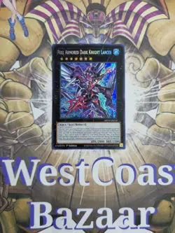 *HOLO MISPRINT* Secret Rare Full Armored Dark Knight Lancer MP24-EN118 1st Ed NM - Image 1