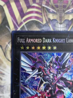 *HOLO MISPRINT* Secret Rare Full Armored Dark Knight Lancer MP24-EN118 1st Ed NM - Image 3