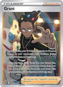 Grant 185/189 Astral Radiance Pokemon Card NM - Image 1