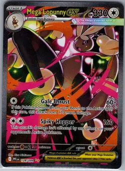 Mega Lopunny ex 128/094 SIR ME02: Phantasmal Flames - Pokemon Card - NM - Image 1