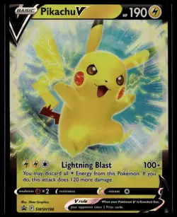 SWSH: Sword & Shield Promo Cards #SWSH198 Pikachu V Promo - Image 1