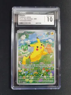 Pikachu 088 Sv: Scarlet & Violet Promo Cards Holo CGC 10 - Image 1