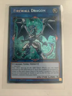 Yu-Gi-Oh Firewall Dragon, NM, Secret Rare, MP18-EN062 - Image 1