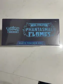 Pokemon TCG Mega Evolution Phantasmal Flames Elite Trainer Box Factory Sealed - Image 3
