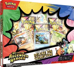 New Pokemon TCG Ascended Heroes First Partners Deluxe Pin Collection Ships ASAP - Image 1