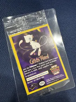 CLEAN Mewtwo Pokemon WB Gold Stamped #3 1999 First Movie Black Star Promo - Image 2